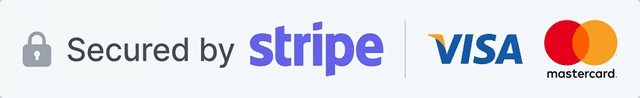 Secured by Stripe